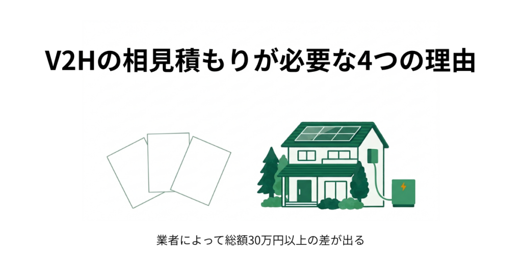 V2Hの相見積もり