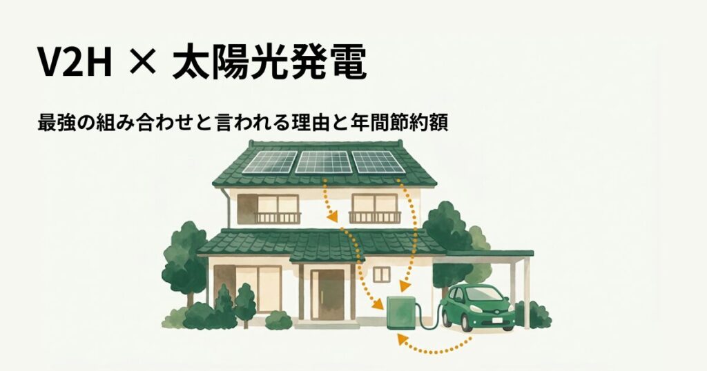 V2H × 太陽光発電
